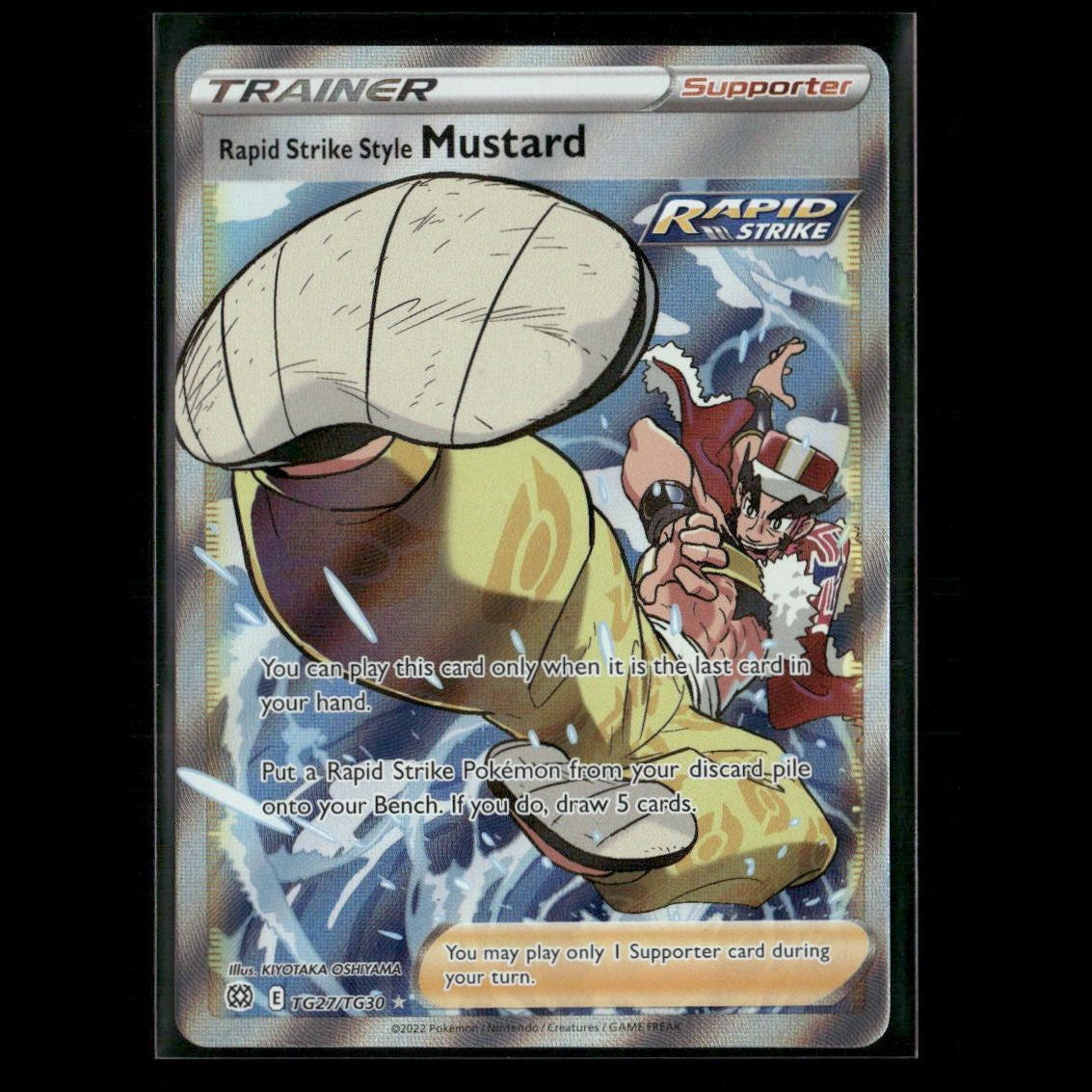 Rapid Strike Style Mustard TG27/TG30 SWSH09: Brilliant Stars NM Pokemon 2022