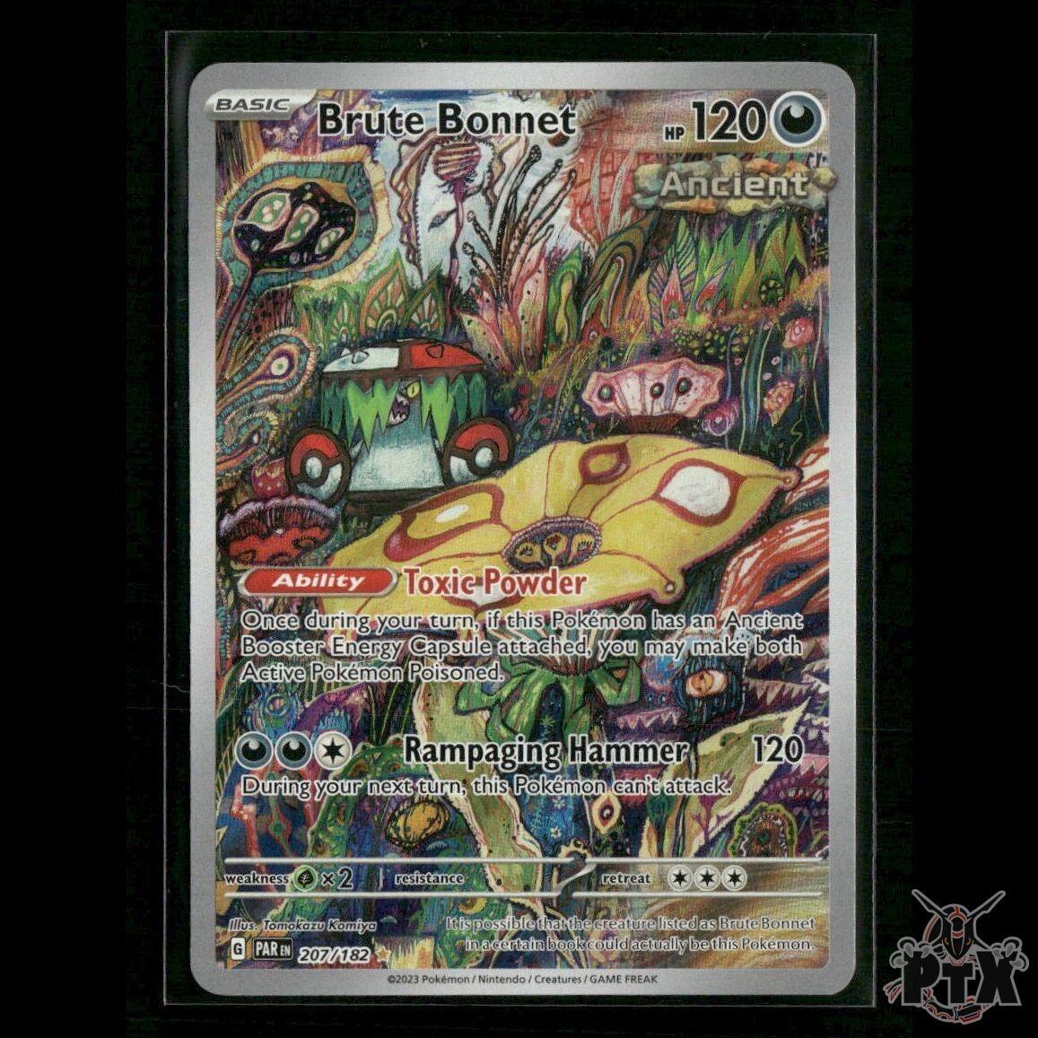 Brute Bonnet 207/182 SV04: Paradox Rift NM Pokemon