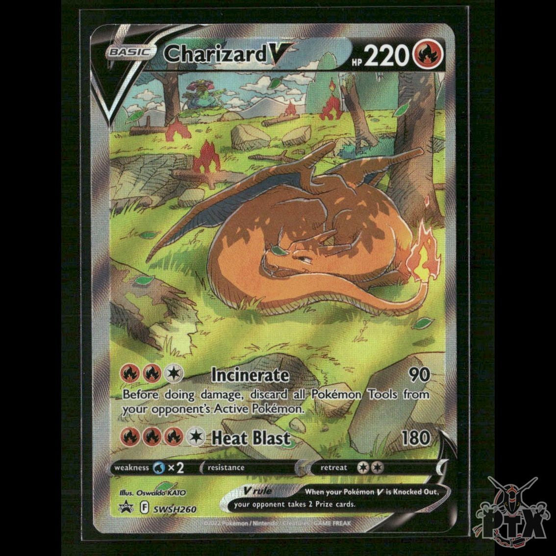 Charizard V SWSH260 SWSH: Sword & Shield Promo Cards NM Pokemon