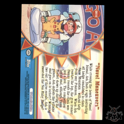 Topps Series 1 "Navel Maneuvers" Foil Orange Islands Pokemon 2000