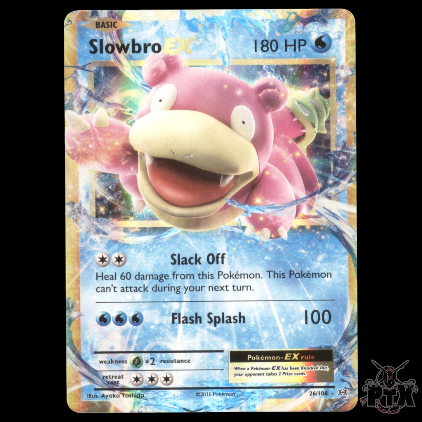 Slowbro EX #26/108 XY Evolutions NM/Near Mint Pokemon 2016