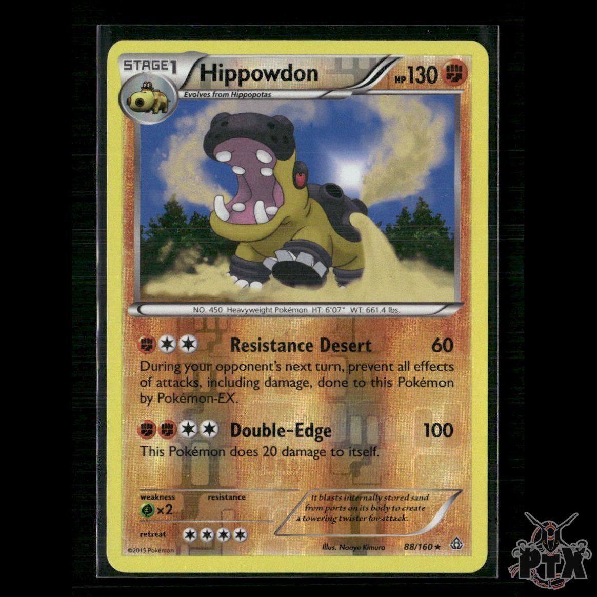 Hippowdon 88/160 XY - Primal Clash LP Pokemon