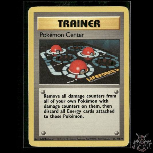 Pokemon Center 85/102 Base Set LP Pokemon
