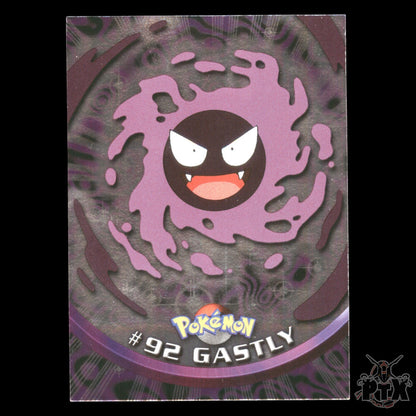 Topps Gastly #92 Foil Series 2 Pokemon 2000