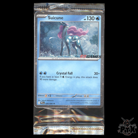 Suicune EB Games Promo #026/094 Sealed Pokemon 2025