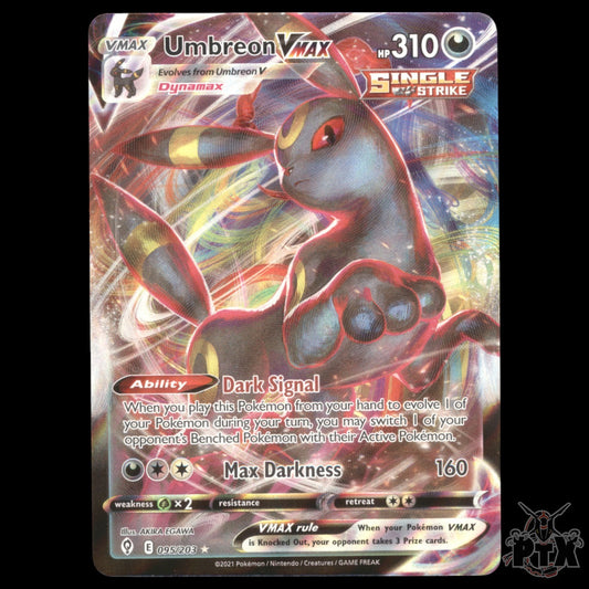 Umbreon Vmax #095/203 Evolving Skies NM/Near Mint Pokemon 2021