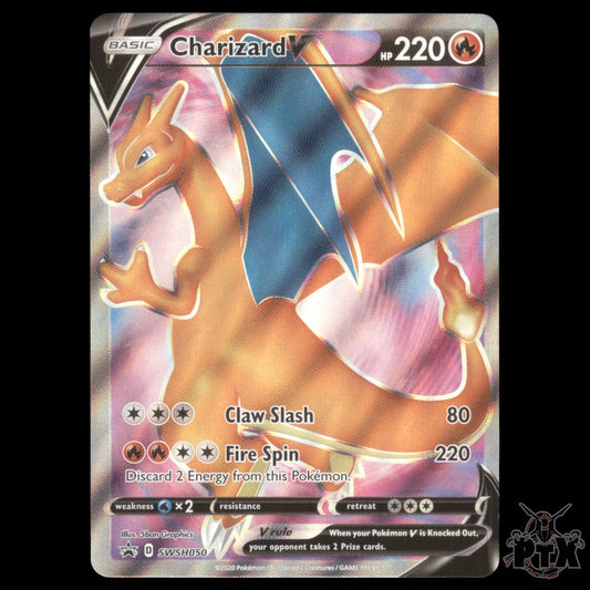 Charizard V #SWSH050 Sword & Shield Promo NM/Near Mint Pokemon 2020