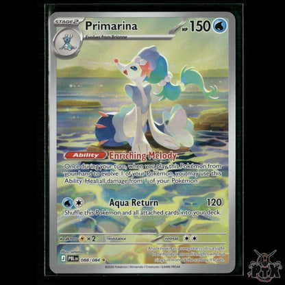 Primarina 088/084 ME05: Pitch Black NM Pokemon