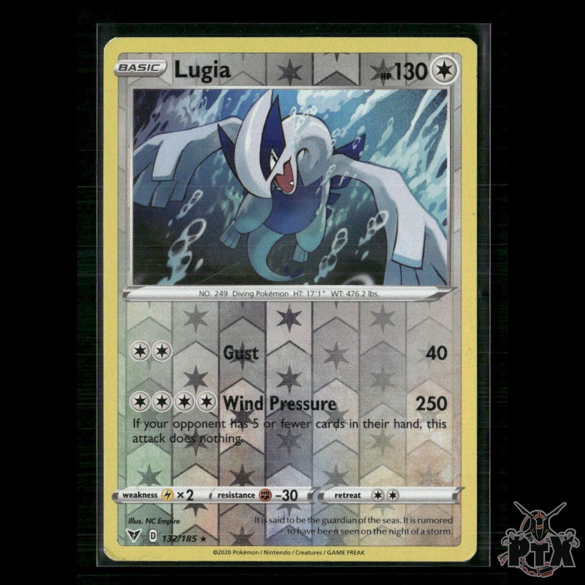 Lugia 132/185 SWSH04: Vivid Voltage HP Pokemon