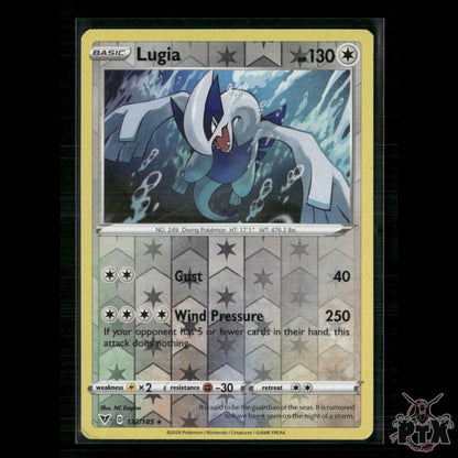 Lugia 132/185 SWSH04: Vivid Voltage HP Pokemon