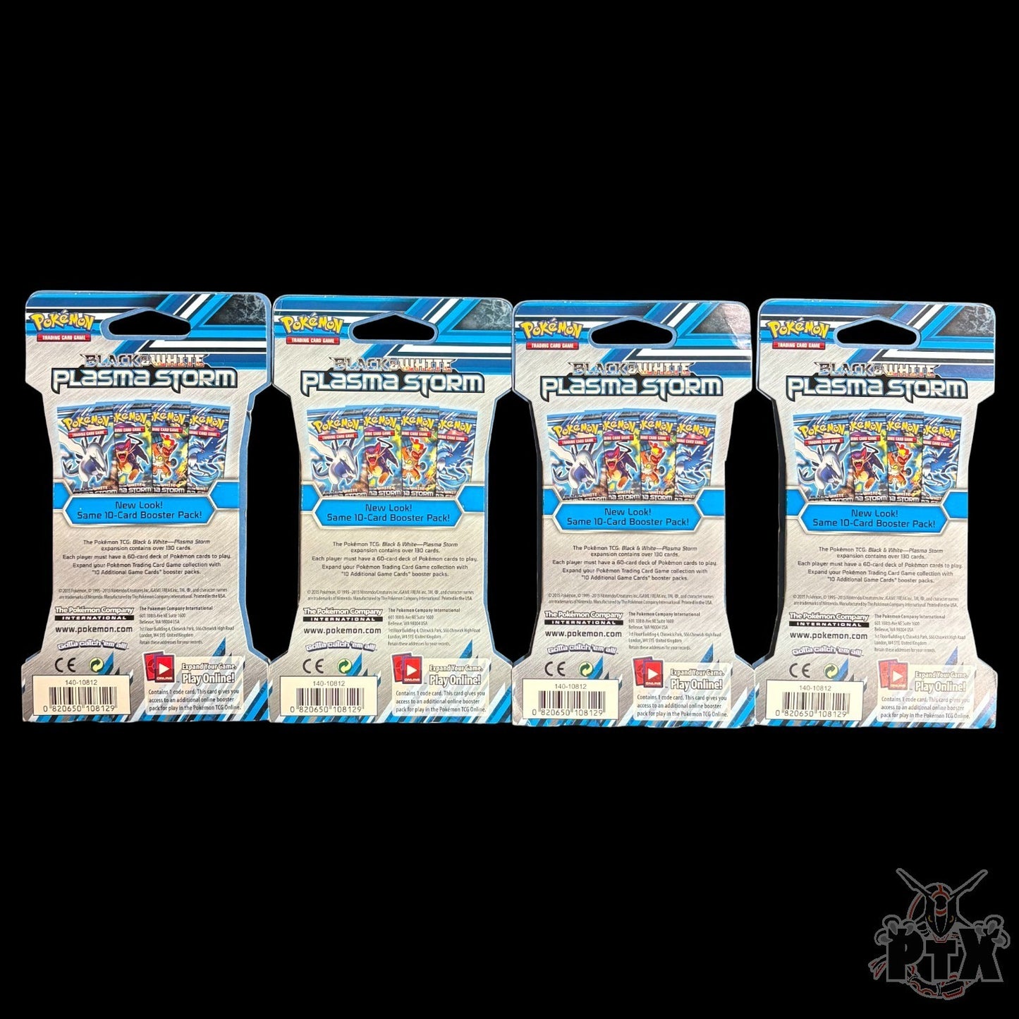 Plasma Storm Sleeved Booster Complete Art Set Factory Sealed Pokemon