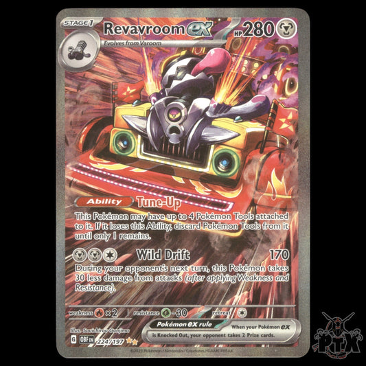 Revavroom ex #224/197 Obsidian Flames NM/Near Mint Pokemon 2023