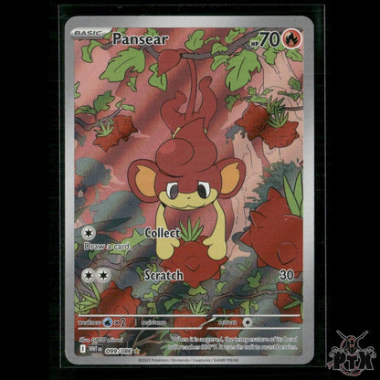 Pansear 099/086 SV: White Flare NM Pokemon