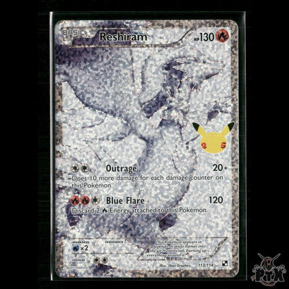 Reshiram 113/114 Celebrations: Classic Collection NM Pokemon