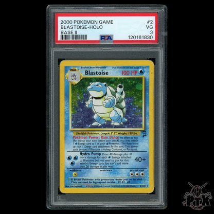Blastoise Holo #2/130 PSA 3 Base Set 2 Pokemon 2000