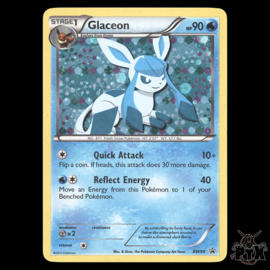 Glaceon Holo #BW90 Black & White Promo MP/Moderatly Played Pokemon 2013