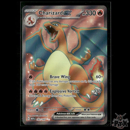 Charizard ex 183/165 SV: Scarlet & Violet 151 NM Pokemon