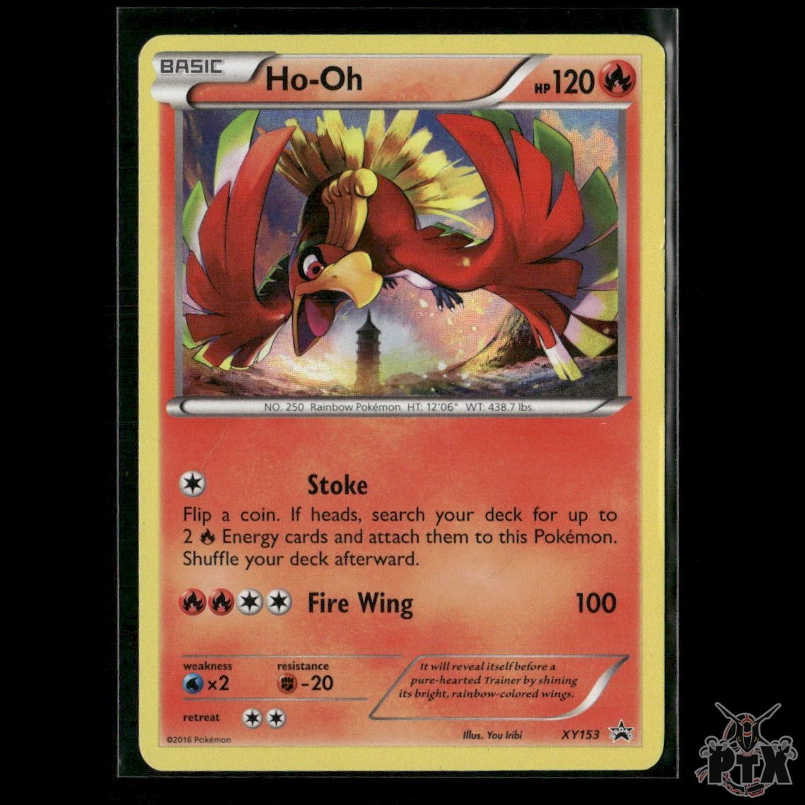 Ho-Oh Holo XY153 XY Promos MP Pokemon