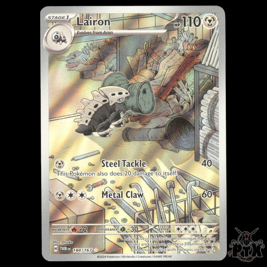 Lairon #184/167 Twilight Masquerade NM/Near Mint Pokemon 2024