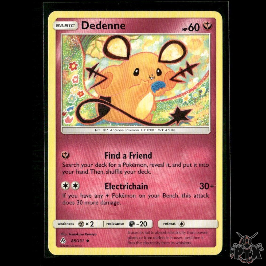 Dedenne 88/131 SM - Forbidden Light NM Pokemon