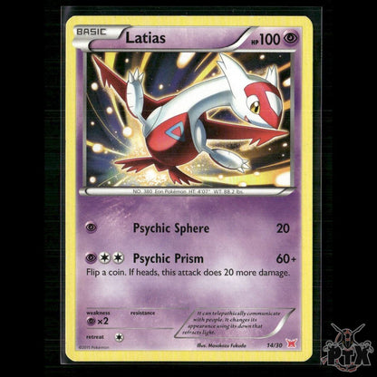 Latias 14/30 XY Trainer Kit: Latias & Latios MP Pokemon