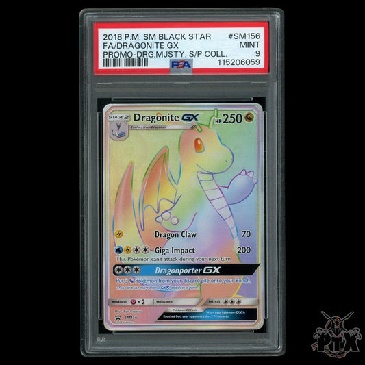 Dragonite GX #SM156 PSA 9 Sun & Moon Promo Pokemon 2018