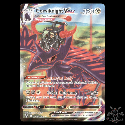 Corviknight Vmax #TG19/TG30 Silver Tempest NM/Near Mint Pokemon 2022