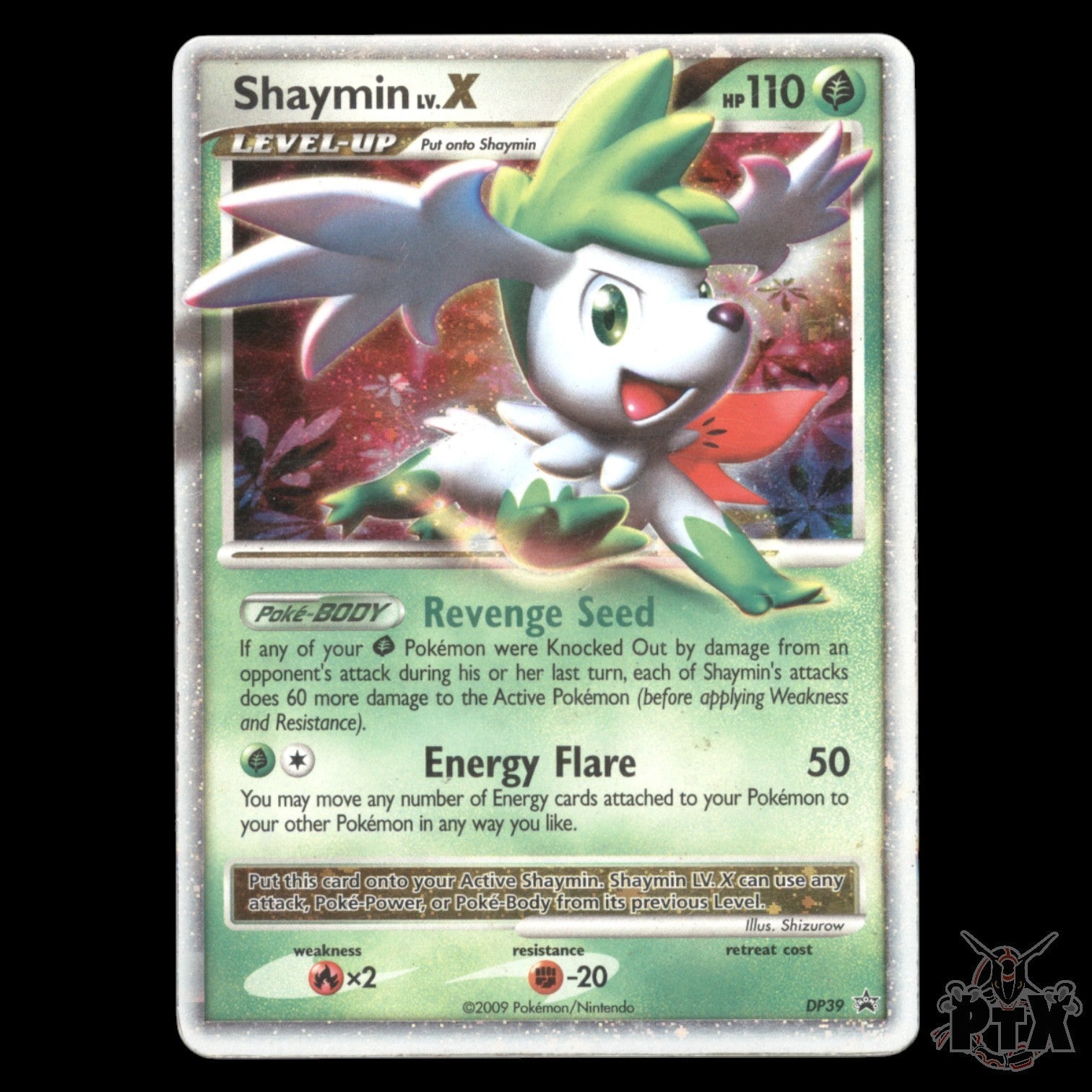 Shaymin LV. X #DP39 Diamond & Pearl Promo MP/Moderatly Played Pokemon 2009