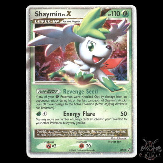 Shaymin LV. X #DP39 Diamond & Pearl Promo MP/Moderatly Played Pokemon 2009
