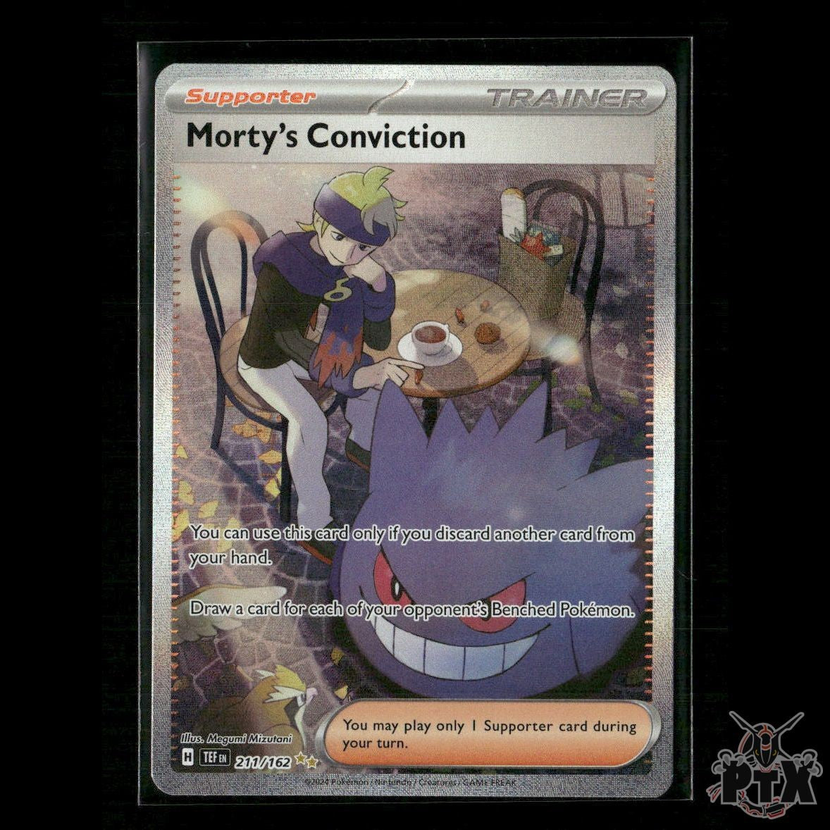 Morty's Conviction 211/162 SV05: Temporal Forces NM Pokemon