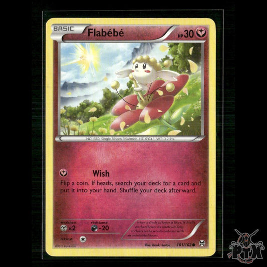 Flabebe 101/162 XY - BREAKthrough LP Pokemon