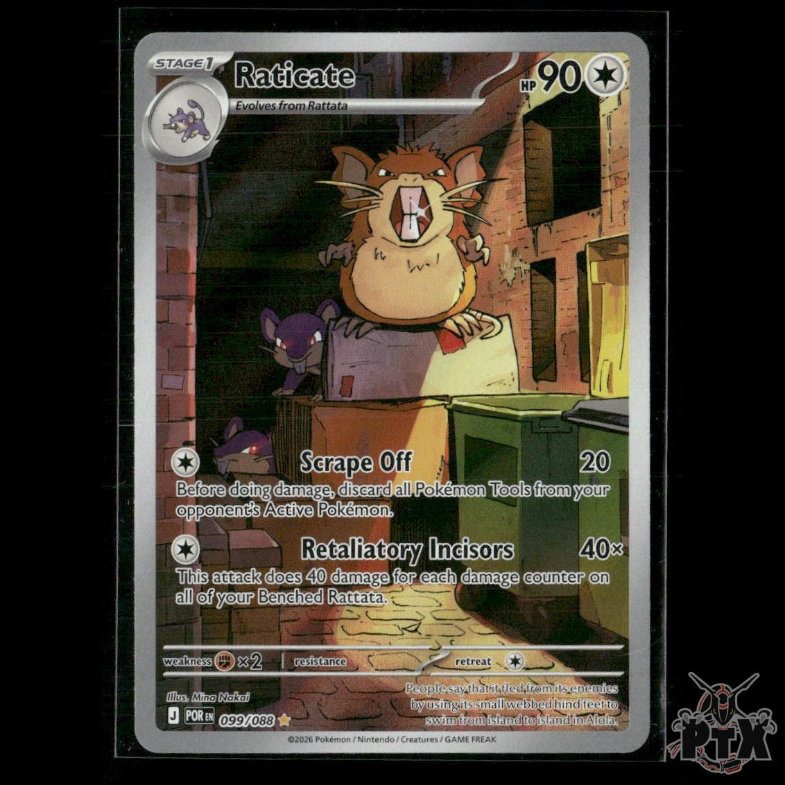 Raticate 099/088 ME03: Perfect Order NM Pokemon