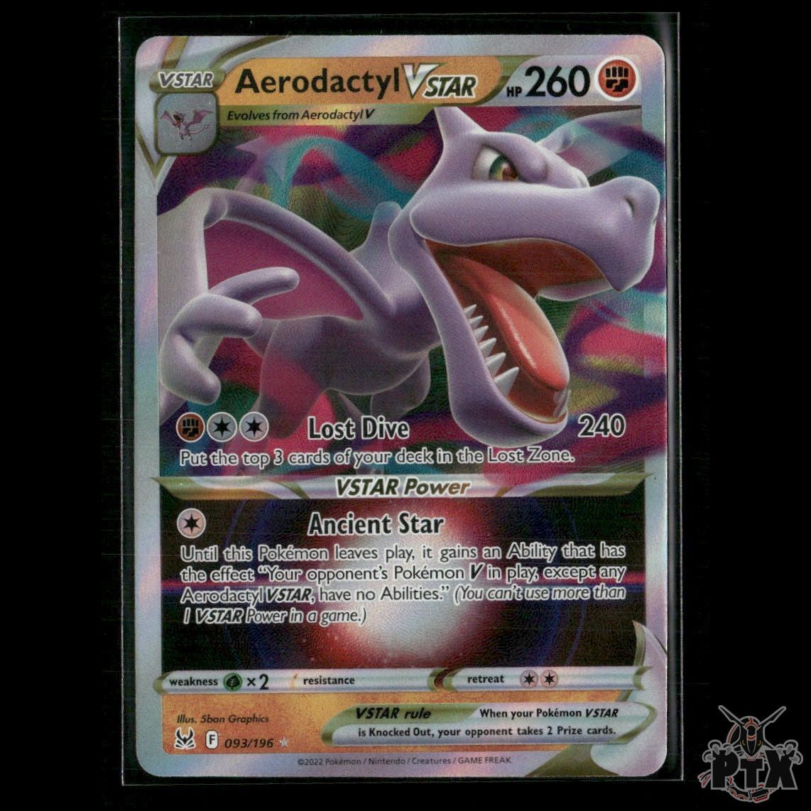 Aerodactyl VSTAR 093/196 SWSH11: Lost Origin NM Pokemon