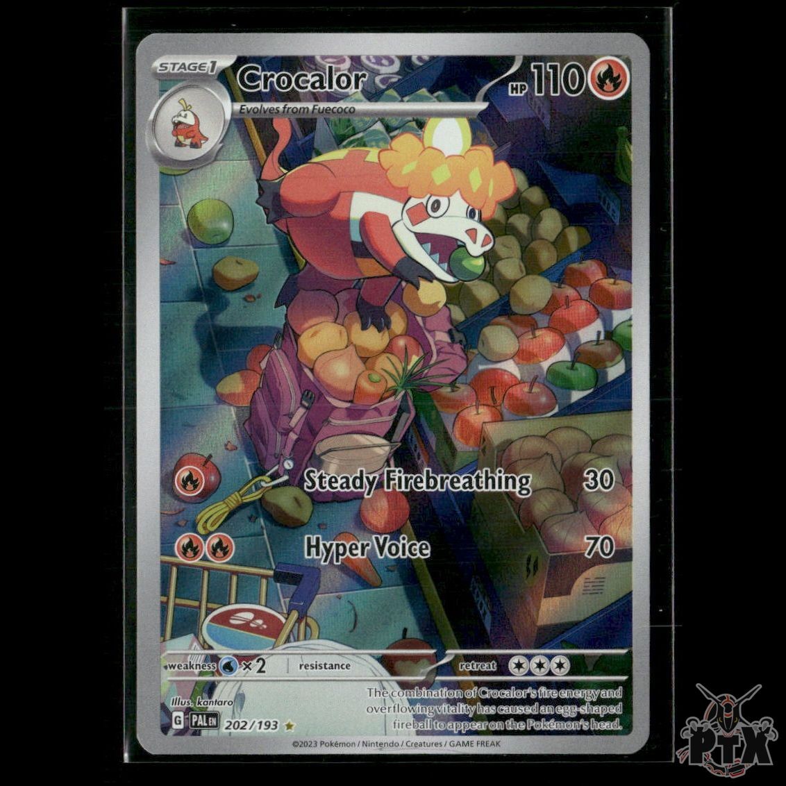 Crocalor 202/193 SV02: Paldea Evolved NM Pokemon