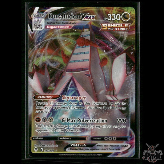 Duraludon VMAX 123/203 SWSH07: Evolving Skies NM Pokemon