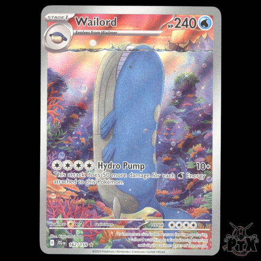 Wailord #162/159 Journey Together NM/Near Mint Pokemon 2025