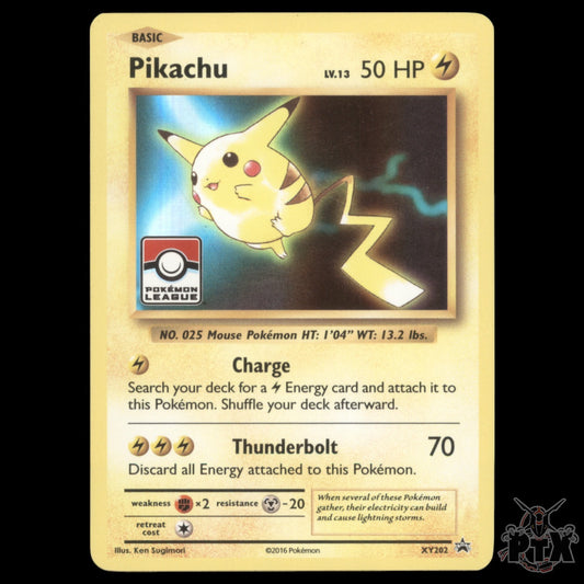 Pikachu #XY202 League Promo NM/LP Pokemon 2016