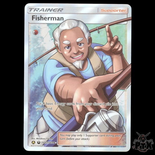 Fisherman #SV83/SV94 Hidden Fates NM/Near Mint Pokemon 2019