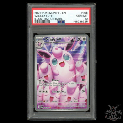Wigglytuff 105/094 PSA 9 Phantasmal Flames Pokemon 2025