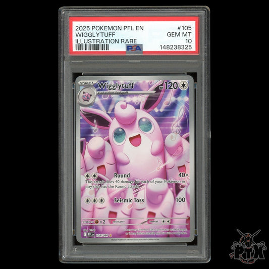 Wigglytuff 105/094 PSA 9 Phantasmal Flames Pokemon 2025