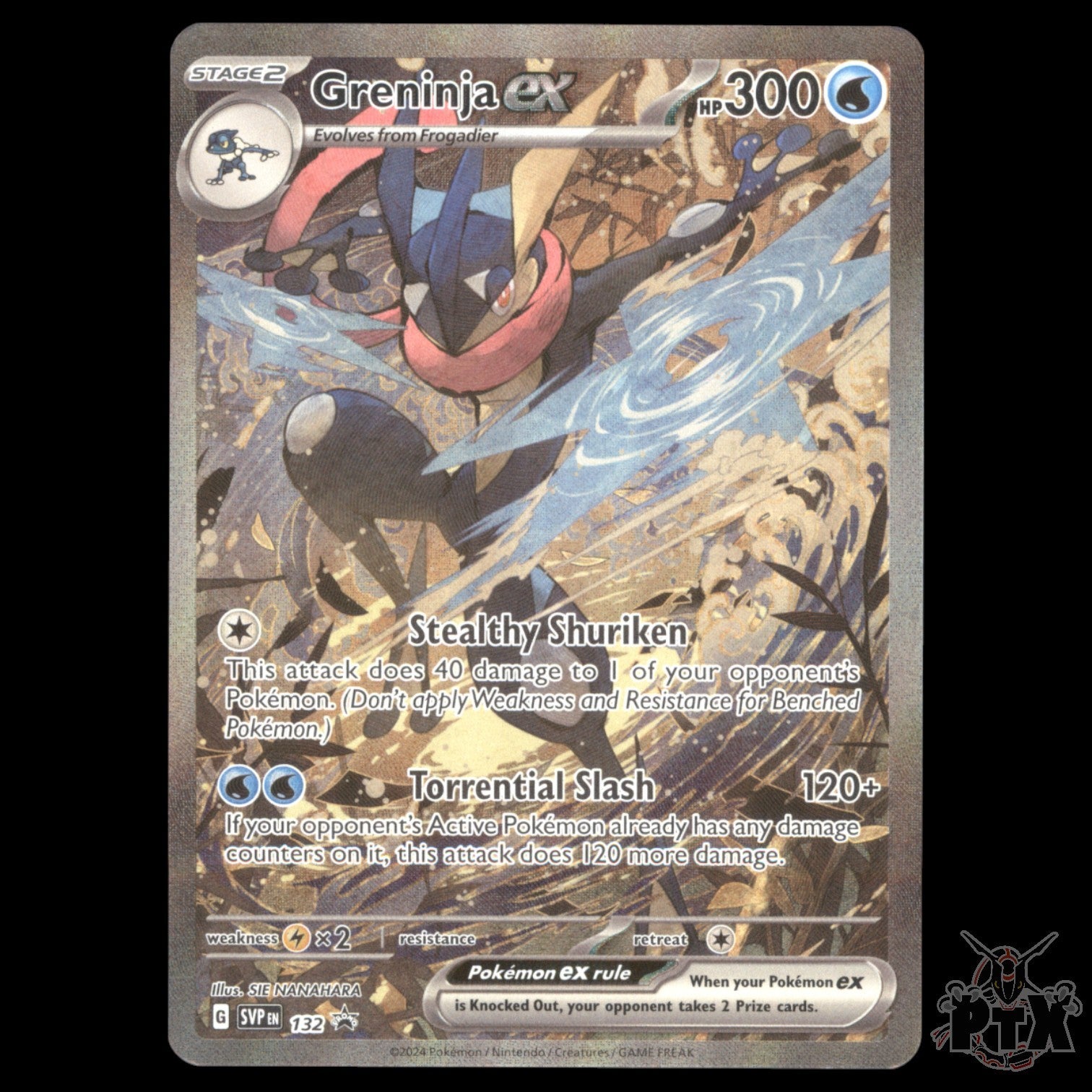 Greninja ex 132 SV: Scarlet & Violet Promo Cards NM Pokemon 2023