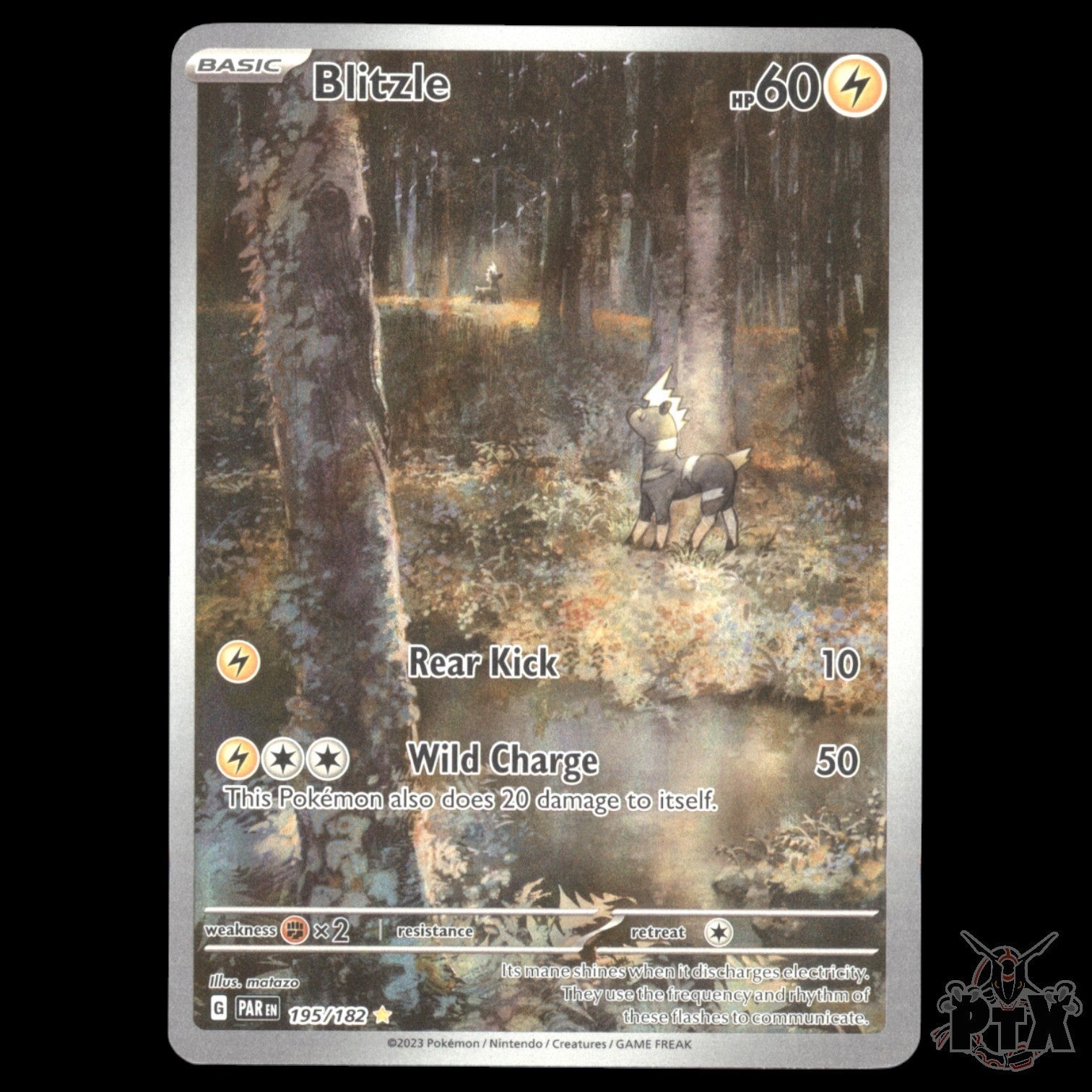 Blitzle #195/182 Paradox Rift NM/Near Mint Pokemon 2023
