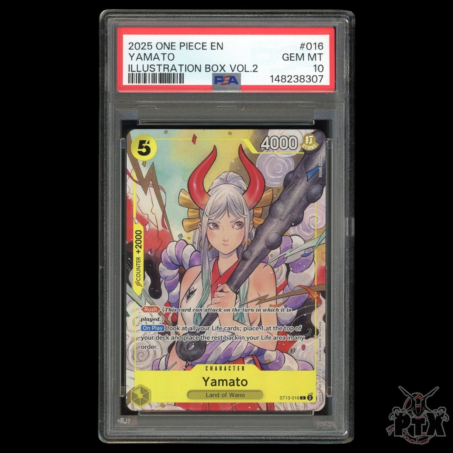 Yamato ST13-016 PSA 10 Illustration Box Vol. 2 One Piece 2025