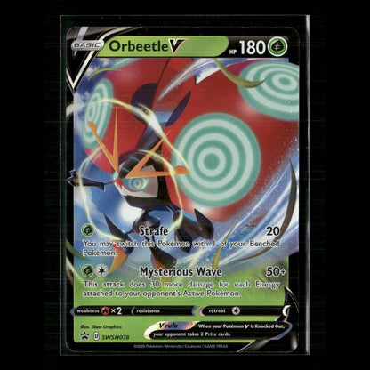 Orbeetle V SWSH078 SWSH: Sword & Shield Promo Cards NM Pokemon