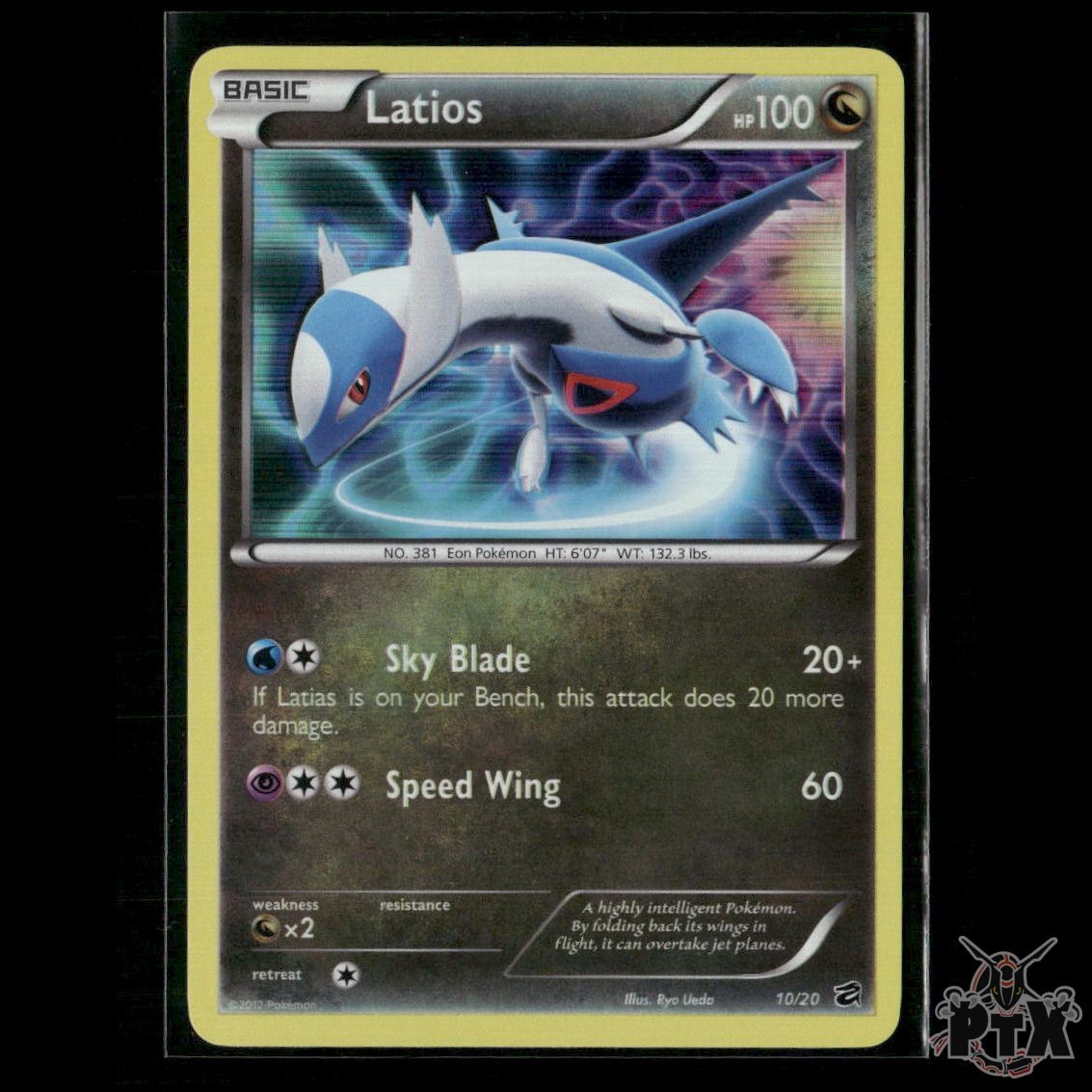 Latios Holo 10/20 Dragon Vault NM Pokemon