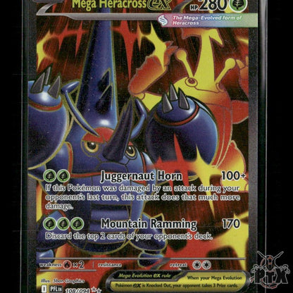 Mega Heracross ex 108/094 ME02: Phantasmal Flames NM Pokemon