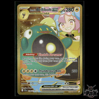 Iono's Bellibolt ex 188/159 SV09: Journey Together NM Pokemon