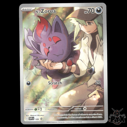 N's Zorua #189 SV Promo NM/Near Mint Pokemon 2025