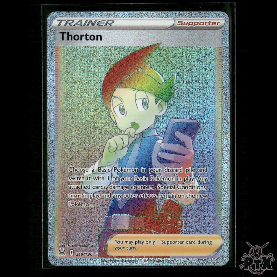 Thorton (Secret) 210/196 SWSH11: Lost Origin NM Pokemon
