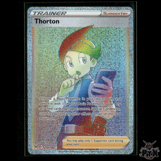 Thorton (Secret) 210/196 SWSH11: Lost Origin NM Pokemon